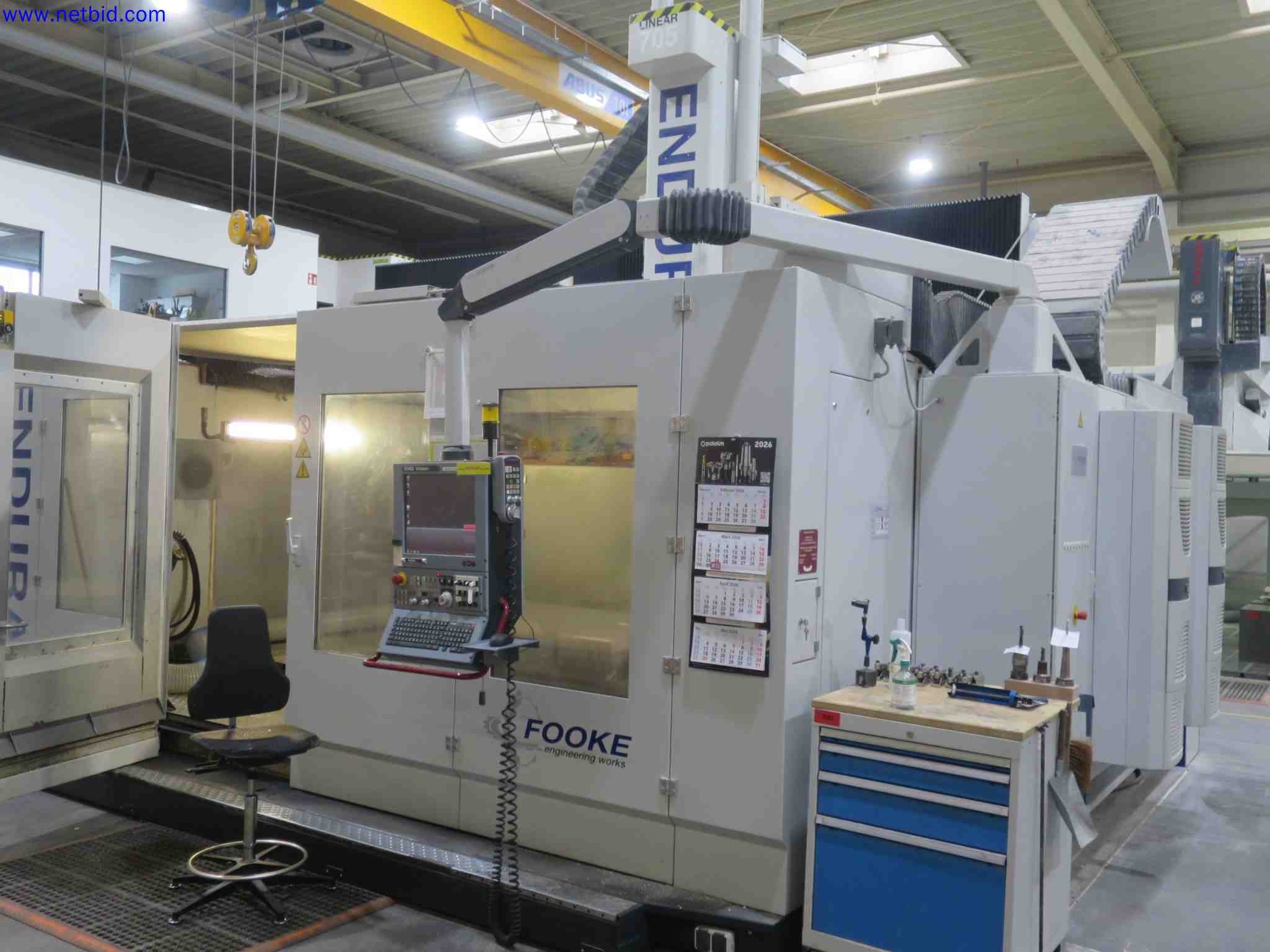 Langbettportalfräsmaschine (Fräse 3) Fooke Endura 705 Linear